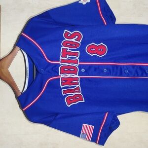 Blue Banditos Baseball Jersey, sz XL